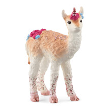 Schleich bayala, Jouets de créatures mythiques pour filles et garçons, Figurine Llamacorn rose, 5 ans et plus