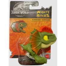 Jurassic World Mighty Little Biters, Dinosaur Action Figur (Dilophosaurus)