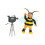 The Simpsons I Simpson 5" Action Figure Bumblebee Man con Videocamera Wave #4 1
