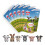 Schleich Schleich Mini Mates - 6St Samlar Mini Mates Blindpåsar - Söt Samlarfigur Blindpåse Set 1