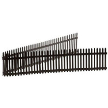 Dollhouse Miniature "Rusty Look" Fence in Metal