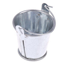 Secchiello Miniatura Argento 1/12 per Decorazione Casa delle Bambole, Kit Fai-da-te