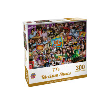 Puzzle Jigsaw 300 Pièces pour Adultes et Familles - Émissions Télé des Années 70 - 19,25"x26,63"