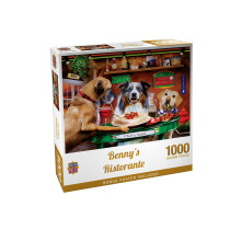 Puzzle en Bois 1000 Pièces pour Adultes et Familles - Ristorante de Benny - 19.25"x26.63"