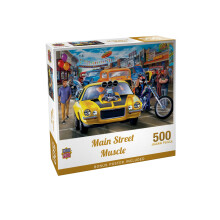 Puzzle Jigsaw 500 Pièces pour Adultes et Familles - Main Street Muscle - 19.25"x26.63"
