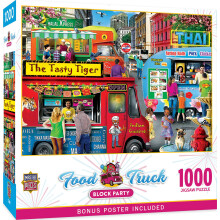 Puzzle Jigsaw 1000 Pièces pour Adultes, Famille ou Jeunes - Block Party - 49cm x 68cm