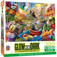 Puzzle 300 pièces EZ Grip Lumineux - Serre Animée - 18"x24"