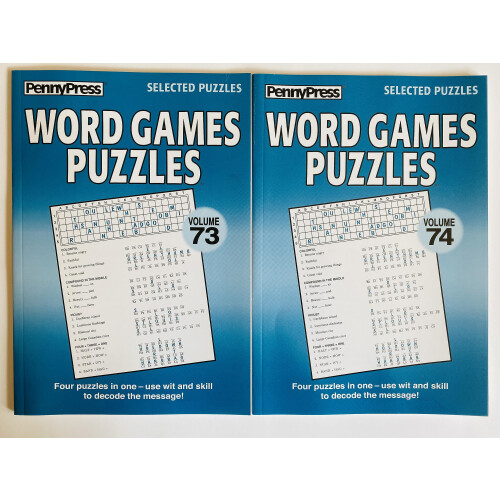 Volumes 73 et 74 de PUZZLES DE MOTS de Penny Press