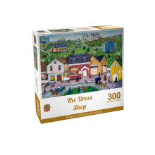 Puzzle Masterpieces 300 pièces pour adultes et familles - Le magasin de robes - 19,25"x26,63"