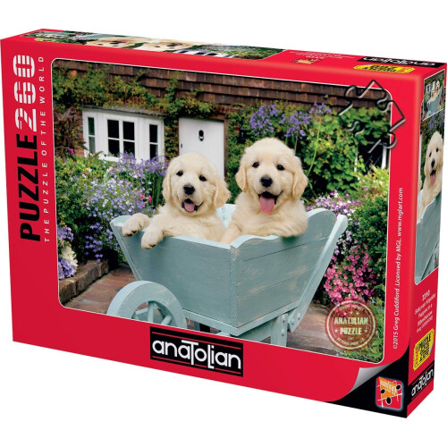 Puzzle Anatolian - Chiots dans une brouette, Puzzle de 260 pièces, #3310