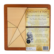 Jeux Anciens - Le Plus Ancien Puzzle au Monde - Puzzle en Bois Stomachion d'Archimède