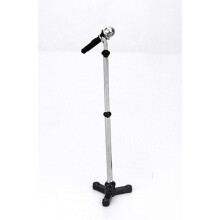 1/12 Dollhouse Miniature Accessories,Metal Microphone with Stand,Music Room Recording Room Studio Decoration