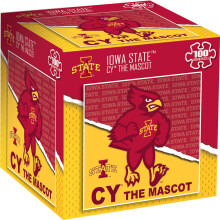 MasterPieces Puzzle 100 pièces NCAA - Iowa State Cyclones - Cy, le Mascotte - 10" x 10"