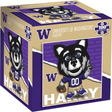 Puzzle Jigsaw 100 Pièces Mascotte Washington Huskies - Art Coloré, Défi Mental - 14 Ans +
