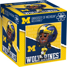 Puzzle Jigsaw de 100 pièces Masterpieces Michigan Wolverines - Art vibrant, défi cérébral - À partir de 14 ans