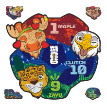 Mascotte de la Coupe du Monde FIFA 2026 Puzzle en Bois de 26 Pièces
