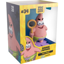 Youtooz Savage Patrick Vinyl Figur 4.8" Samlarfigur Premium Display Art Toy för Fans & Samlare