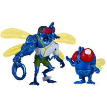 Super Fly Guy Figuras de Tortugas Mutantes de 4.5 pulgadas: ¡Pánico! Playmates 2024