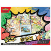 Collection Deluxe de Pins Héros Évolués Pokémon TCG, 3 Cartes Promo Foil, 1 Pin Deluxe, 5 Boosters