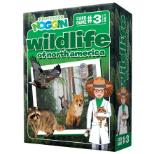 Outset Media Professor Noggin's Wildlife of North America Trivia Card Game - an Educational Based Card Game for Kids - Trivia, True or False, and Mult