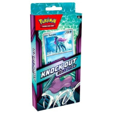 Collection Knockout Pokemon Trading Card Game - Comprend une feuille d'autocollants, 2 boosters et une carte foil (Suicune)