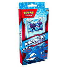 Collection Knockout de Pokemon - Comprend feuille d'autocollants, 2 boosters et carte en foil (Kyogre)