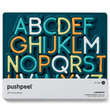 Pushpeel Advanced ABC Tracing Puzzle Board (Best for Ages 4+) - Silicone Learning Toy for Pre-Writing & Fine Motor Skills - Quiet Sensory Travel Activ