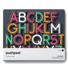 Pushpeel Advanced ABC Tracing Puzzle Board (Best for Ages 4+) - Silicone Learning Toy for Pre-Writing & Fine Motor Skills - Quiet Sensory Travel Activ