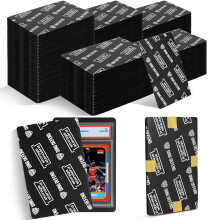 Ding Defend 4x6 Protecteurs de cartes à collectionner noirs 510 Pack - Protection en plastique dur avec coins arrondis