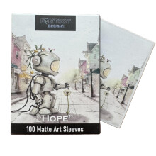 Foxtrot Designs Housses de cartes TCG - 100 protège-cartes avec dos texturé mat - Compatibles avec Magic The Gathering et autres TCGs
