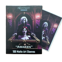 Foxtrot Designs Manches de Carte Vampire TCG - 100 Protecteurs de Cartes avec Dos Texturé Mat