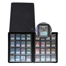 Rieton Classeur à 16 Poches, Contient 640 Chargeurs, Classeur avec Manches pour Chargeurs 3" x 4"