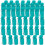 Teal Hexagon Bellenflessen (4DZ) - Speelgoed - 48 Stuks 1