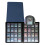 Rieton 16 Tasche Raccoglitore per Top Loader, Contiene 640 Top Loader, Blu 1