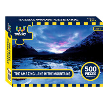 Webby Puzzle L'Incroyable Lac Dans Les Montagnes, 500 Pièces