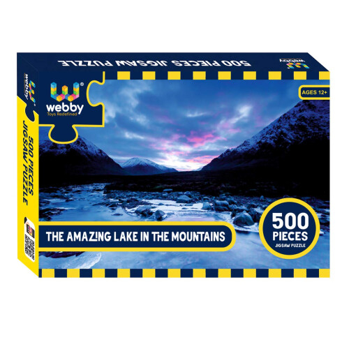 Webby Puzzle L'Incroyable Lac Dans Les Montagnes, 500 Pièces