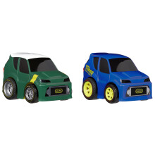 Little Tikes Crazy Fast Cars 2er-Pack Hatch Rods, Rückziehspielzeug mit Autos