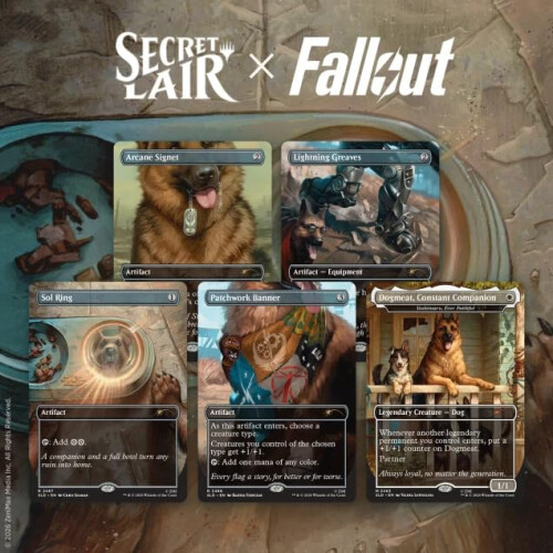 Magic the Gathering Secret Lair x Fallout: Groet de Hond (Foil)