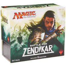 Magic the Gathering (MTG) Strijd om Zendikar - Fat Pack (Inclusief 9 Booster en 80 Volledige Kunst Land)