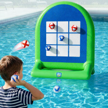 Funscape Kinder Inflatable Tic-Tac-Toe Pool Toy, Spaßiges Wasserspiel im Freien, Sommer Strand Freizeit
