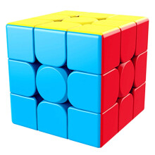 Megika 3X3 Speed Cube Puzzle Toy | Smooth Magic Cube Brain Teaser Game | Stickerless Color Puzzle Cube For Kids & Adults