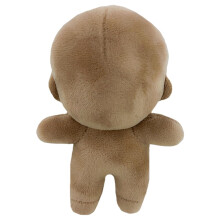 niannyyhouse 4in(10CM) Plush Doll Without Embroidery Humanoid Stuffed Toys Dress Up Normal Body Glossy Wearable Clothing (C-2, 10cm)