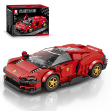 IBLOTIME Voiture de Sport Champion de Vitesse Pâques 275 PCS 1:24 Modèle Créatif Cadeau