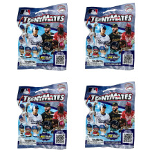 Party Animal MLB 2026 TeenyMates Figuren, Teamkleuren, Één maat (4 Blind Packs)