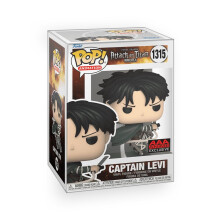 Epic Collectibles Pop Anime: Attack on Titan - Exclusieve Captain Levi Vinyl Figuur met Beschermdoos