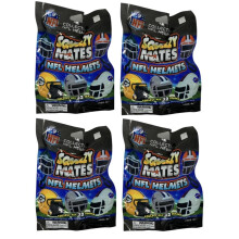 Party Animal Squeezymates Helmen 2025 Serie 1 NFL Helmen Figuren Blind Bags Cadeauset - 4 Pack