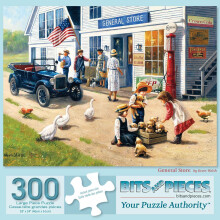 Bits and Pieces - 300 Stuk Puzzel voor Volwassenen 18" x 24" - Algemeen Winkel - 300 Stuk Grote Puzzel