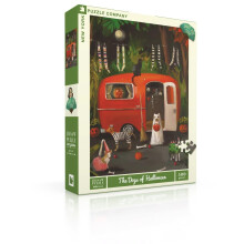 New York Puzzle Company - Janet Hill De Honden van Halloween - 500 Stuk Puzzel voor Volwassenen