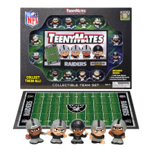Party Animal TeenyMates NFL Figuren Set mit 11 Spielern, Coach & Puzzle
