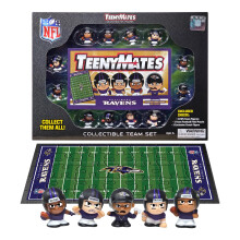 Party Animal TeenyMates NFL Actiefiguren Set, met 11 Spelers, Coach & Verzamelfiguur